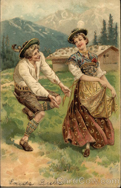 Alpine Man and Woman