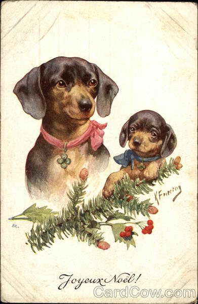 Joyeux Noel! Dogs