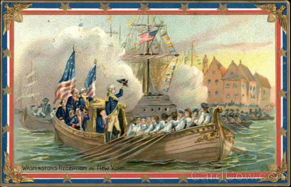 Washington's Reception at New York Patriotic