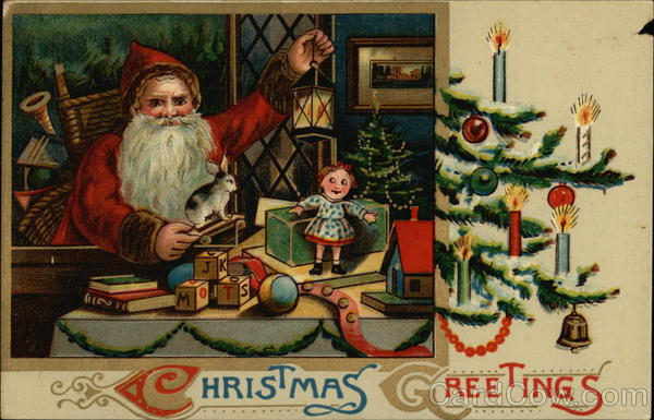 Christmas Greetings Santa Claus