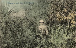 Blazing A Trail, Rev. J. F. Russell Postcard