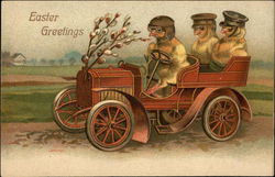 Easter Greetings Postcard