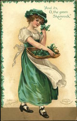 And Its, O, The Green Shamrock St. Patrick's Day Postcard Postcard Postcard