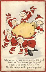 Christmas Greetings Postcard