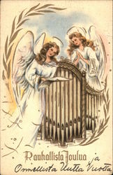 Rauhallista Joulua Postcard