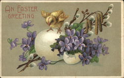 An Easter Greeting Postcard