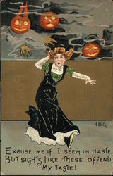 Excuse Me If I Seem In Haste Bjut Sights Like These Offend My Tatse Postcard