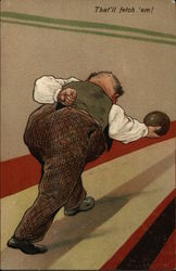 That'll fetch 'em! Postcard
