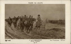 1814. Campagne de France, J. L. E. Meissonier, Musee du Louvre Postcard