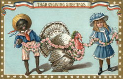 Thanksgiving Greetings Postcard