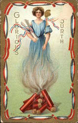 Glorious Fourth Postcard