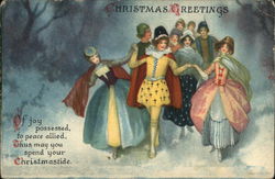 Christmas Greetings Postcard Postcard Postcard