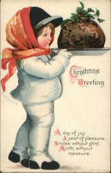 Christmas Greeting Children Postcard Postcard Postcard