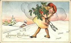A Joyous Christmas Postcard