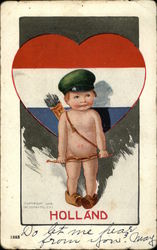 Holland Cupid Postcard Postcard Postcard