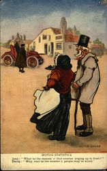 Motor Statistics Postcard