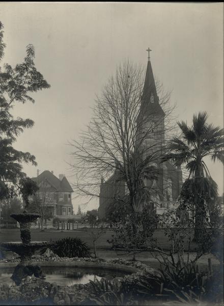 Catholic Church Rare Original Photograph Santa Cruz California