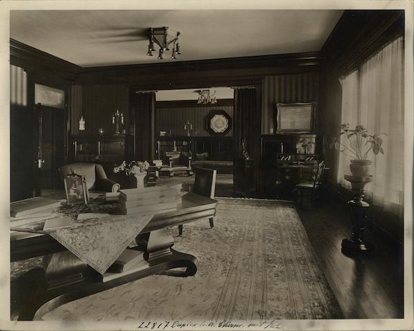 Library, St. Mary's Academy Rare Original Photograph Los Angeles California