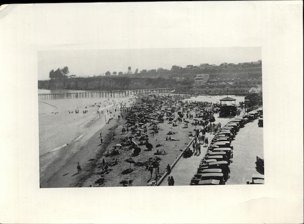 View of Beach from Hotel Capitola California