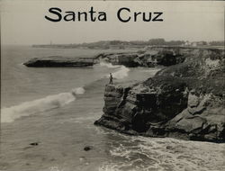 On the famous Cliff Drive Rare Original Photograph Santa Cruz, CA Original Photograph Original Photograph Original Photograph