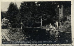 Swimming Tank at Mountain View Ranch Rare Original Photograph Original Photograph