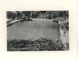 Swimming Pool, Camp Rincon Rare Original Postcard Proof #5799 Azusa, CA Print Print Print