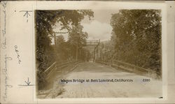 Wagon Bridge Rare Original Photo Layout Board Ben Lomond, CA Original Photograph Original Photograph Original Photograph
