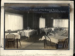 A Corner of the Dining Room Brookdale Hotel Rare Original Photograph A Corner of the Dining Room Brookdale Hotel Rare Original Photograph