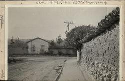A Glimpse of Old Monterey Rare Original Photograph #267 Original Photograph