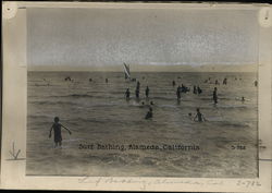 Surf Bathing Rare Original Photograph Surf Bathing Rare Original Photograph