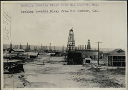 Looking towards River from Oil Center Rare Original Photograph Looking towards River from Oil Center Rare Original Photograph