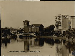 View of the Canal Rare Original Photograph View of the Canal Rare Original Photograph