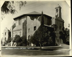 Methodist Church Rare Original Photograph Ontario, CA Original Photograph Original Photograph Original Photograph