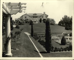 Rear Gardens Bush Residence Rare Original Photograph Original Photograph