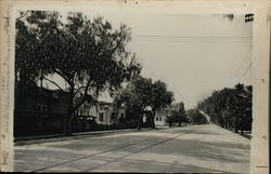 North Los Robles Ave & Maryland Bungalows Rare Original Photograph North Los Robles Ave & Maryland Bungalows Rare Original Photograph