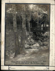 Clear Creek and Dining Room, Brookdale Hotel California Original Photograph Original Photograph Original Photograph