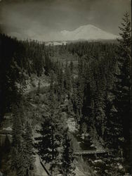 Mt. Shasta From Sacramento River Original Photograph