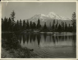 Reservoir Lake and Mt. Shasta Reservoir Lake and Mt. Shasta