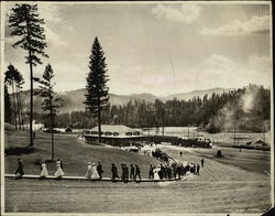 Scene at Train Depot Original Photograph