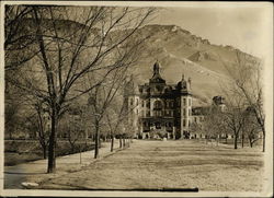 Large Building at Base of Mountain Provo, UT Original Photograph Original Photograph Original Photograph