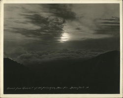 Sunset from Summit of Mt. Haleakala Original Photograph