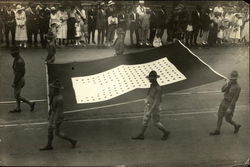 Soldiers in Parade Carrying Flag Honolulu, HI Army Original Photograph Original Photograph Original Photograph