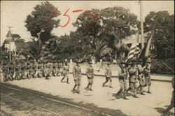 Soldiers in Parade Honolulu, HI Army Original Photograph Original Photograph Original Photograph