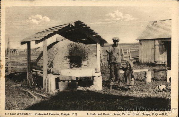 A Habitant Bread Oven Gaspe PQ Canada Quebec