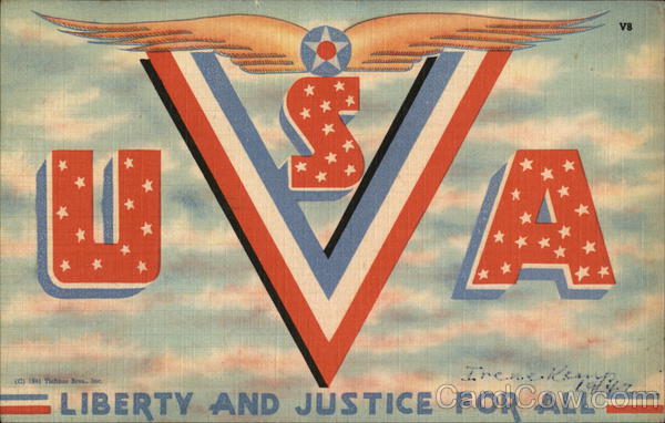 USA Liberty and Justice for All Patriotic
