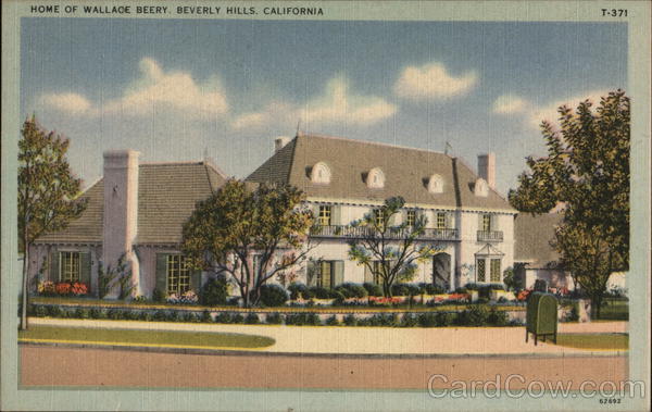 Home of Wallace Berry Beverly Hills California