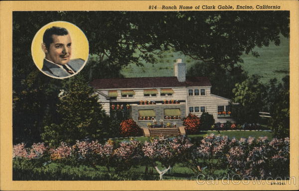 Ranch Home of Clark Gable Encino California