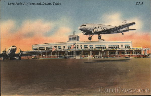 Love Field Air Terminal Dallas Texas