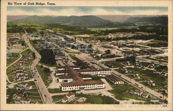 Air View of Oak Ridge, Tenn. Tennessee