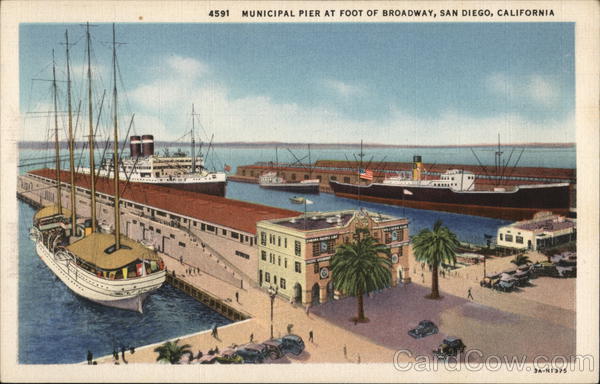 4591 Municipal Pier at Foot of Broadway San Diego California